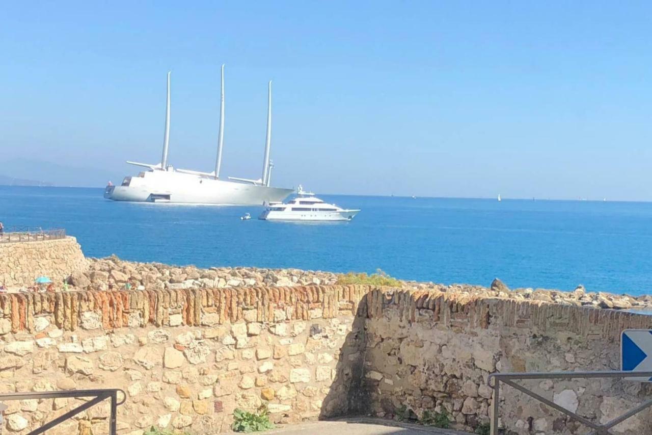 Appartement 4 Personnes Vue Mer Remparts Antibes Esterno foto